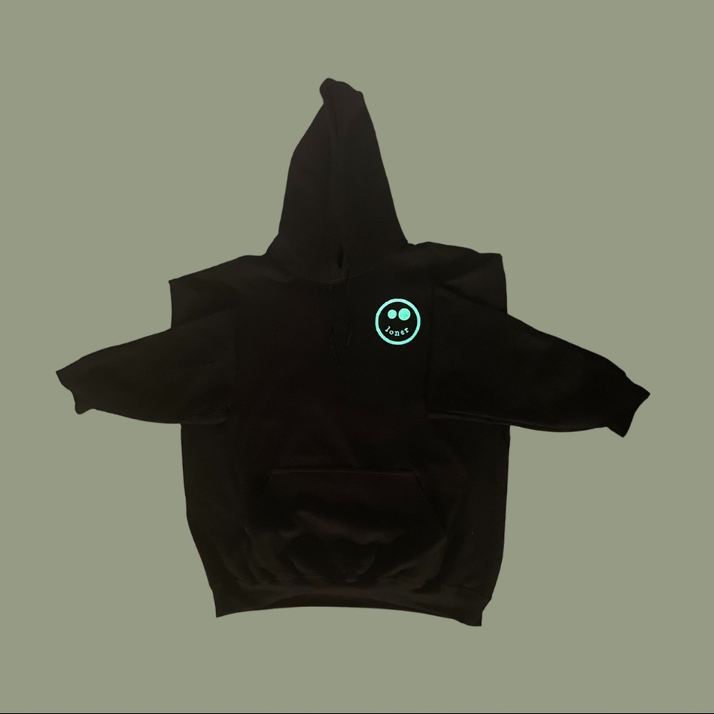 “LONER” Smiley Glowing Sweatshirt